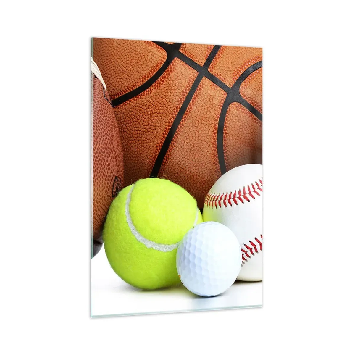 Quadro em vidro - Adoramos uma bola! - 80x120 cm