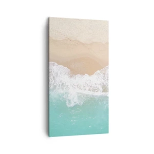 Quadro em tela - Toque carinhoso - 45x80 cm