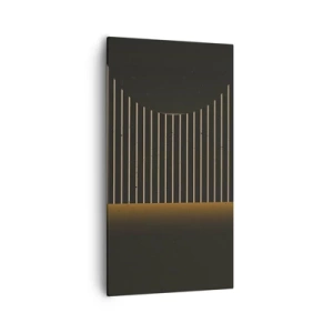 Quadro em tela - Explorar a escuridão - 55x100 cm