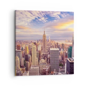 Quadro em tela - Alcançar as nuvens - 70x70 cm