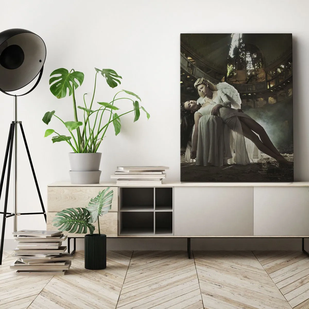 Quadro em tela - O espírito do teatro antigo - 80x120 cm