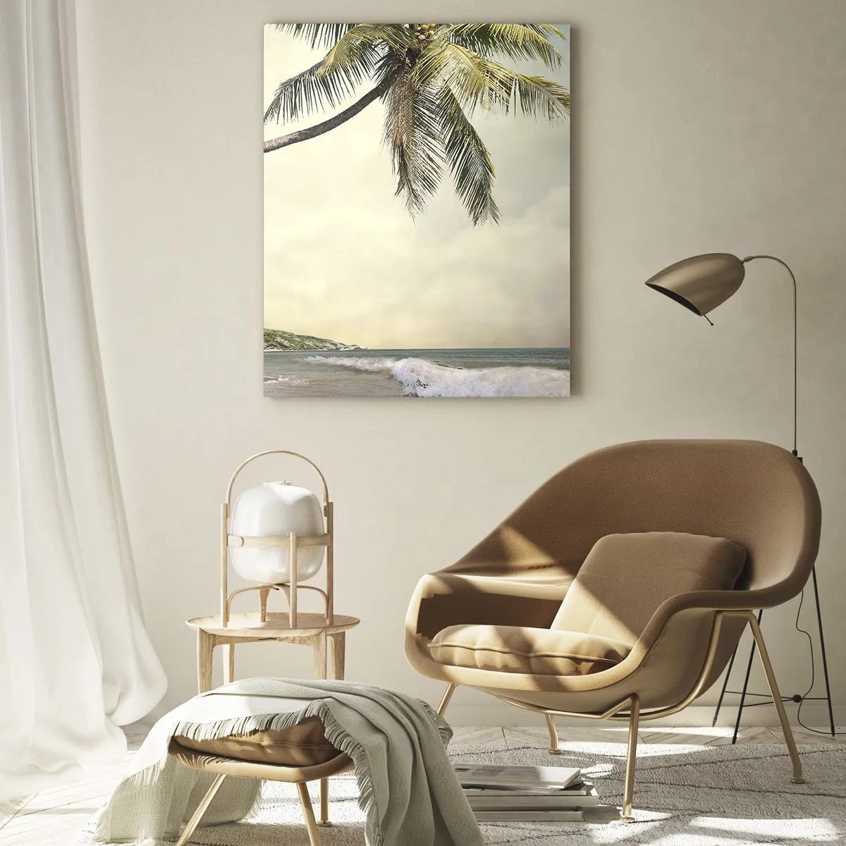 Quadro em vidro - Sonho tropical - 70x100 cm