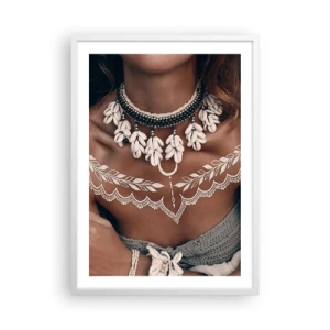 Pôster em moldura branca - Talismãs, rituais de feminilidade - 50x70 cm