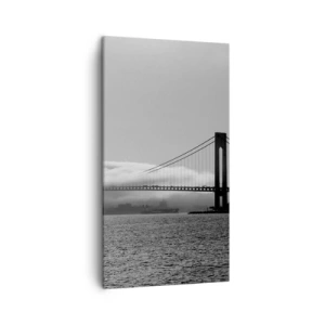 Quadro em tela - Navegando pelo Golden Gate - 45x80 cm