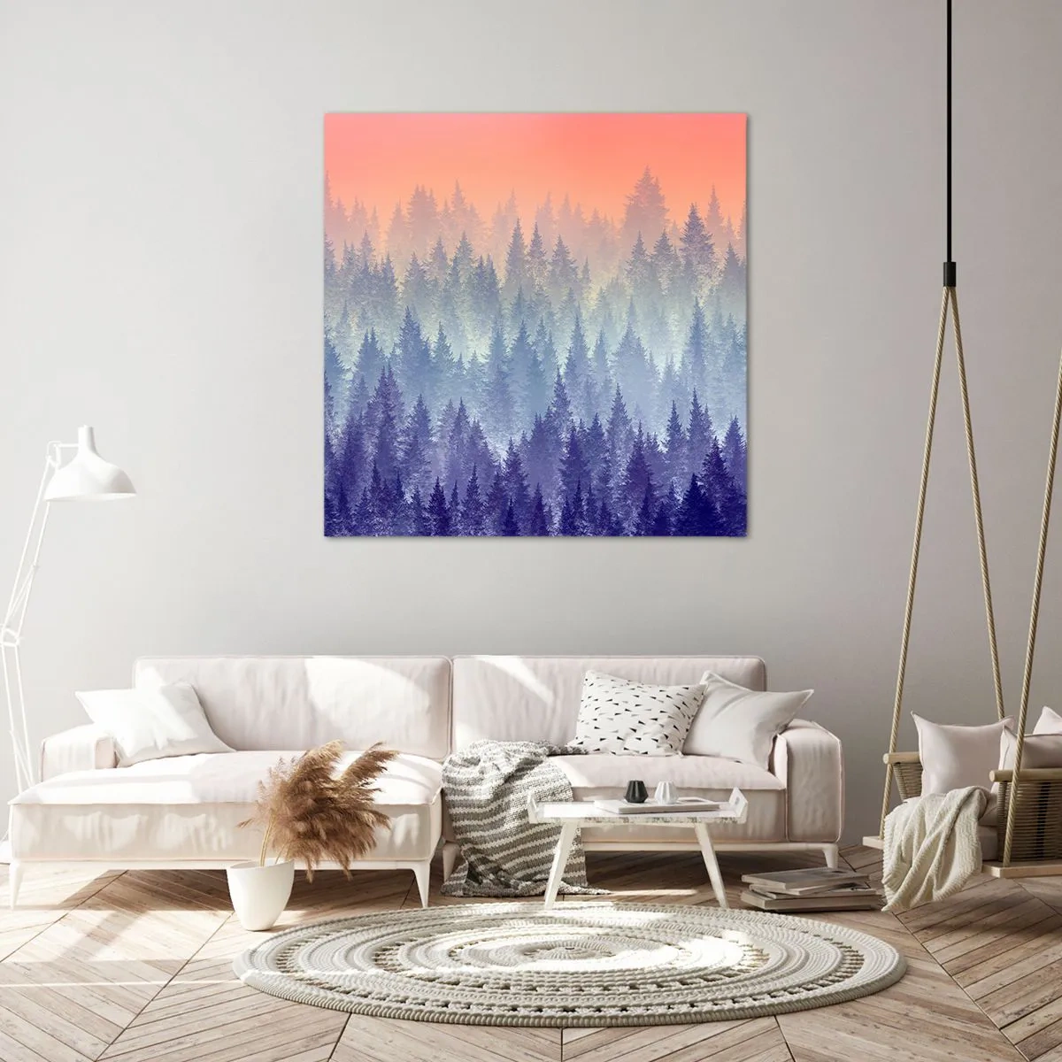 Quadro em tela - Alto, mais alto, para o céu - 40x40 cm