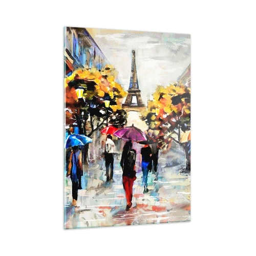 Quadro em vidro - Especialmente bonita no outono - 50x70 cm
