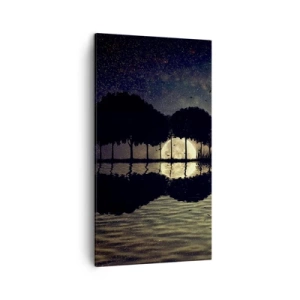 Quadro em tela - Uma noite no Fim do Mundo - 45x80 cm