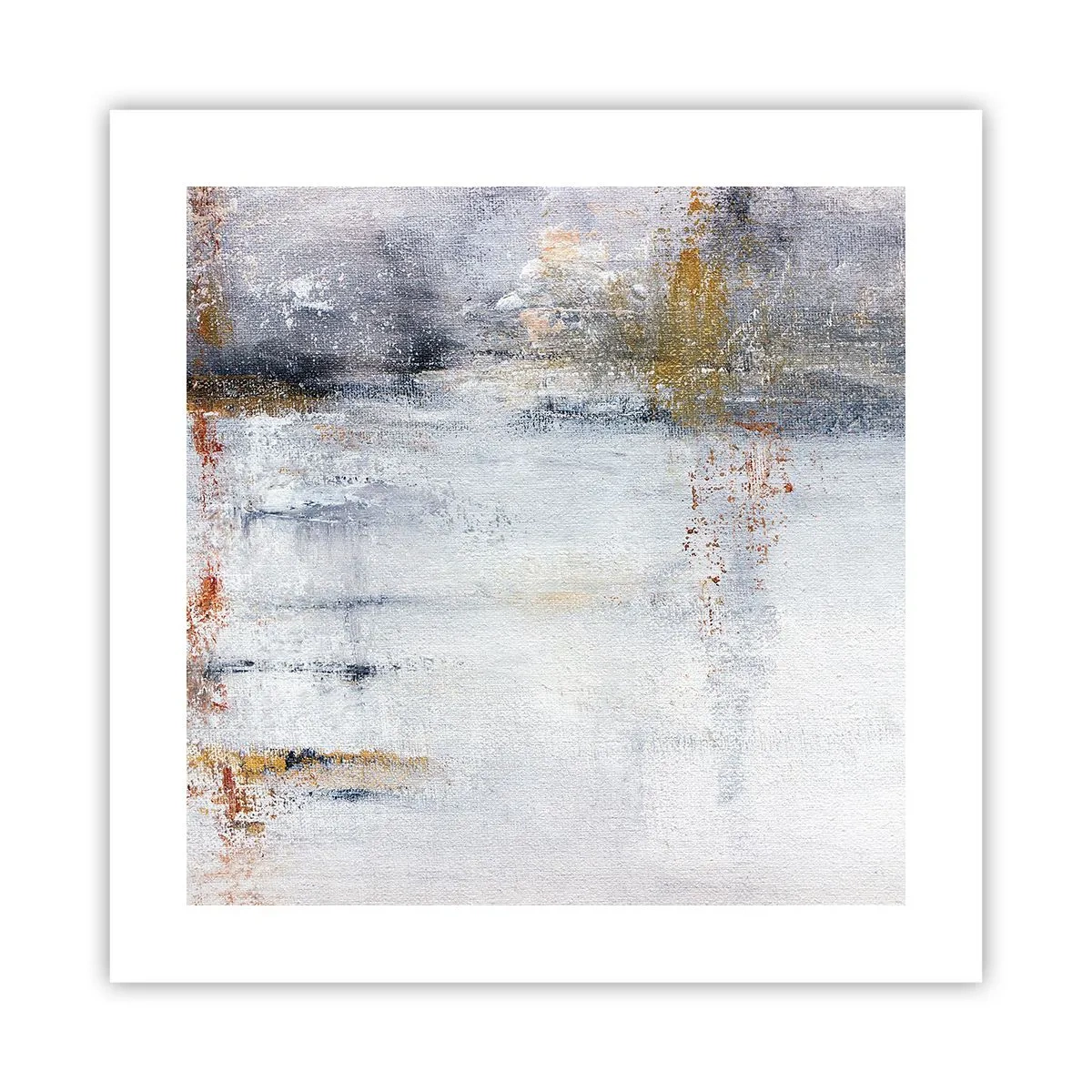 Pôster - Atrás da cortina de ar - 40x40 cm