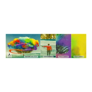 Amostra de papel de parede Premium Canvas - Dar vida a este mundo - Abstração, Homem, Padrão Moderno - 100x30 cm