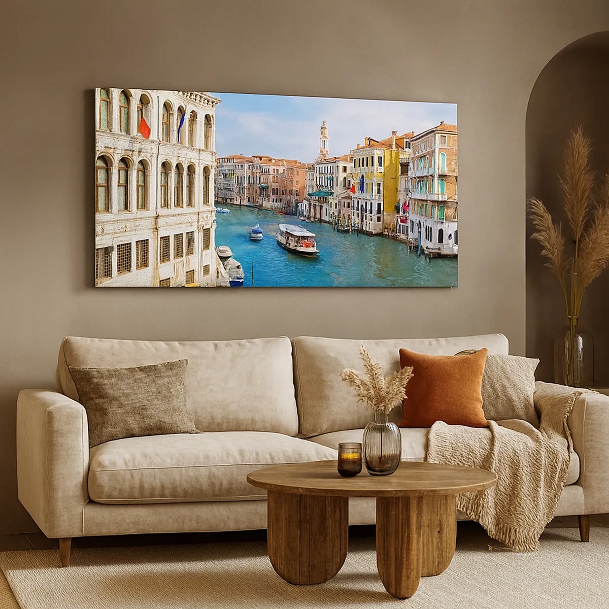 Quadro em tela - Tráfego único no mundo - 30x30 cm