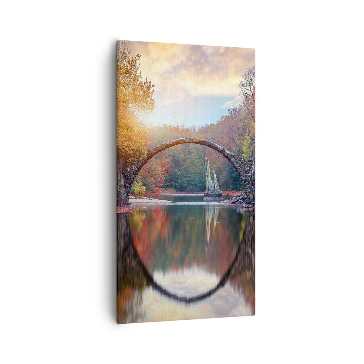 Quadro em tela - Do outro lado do espelho - 55x100 cm