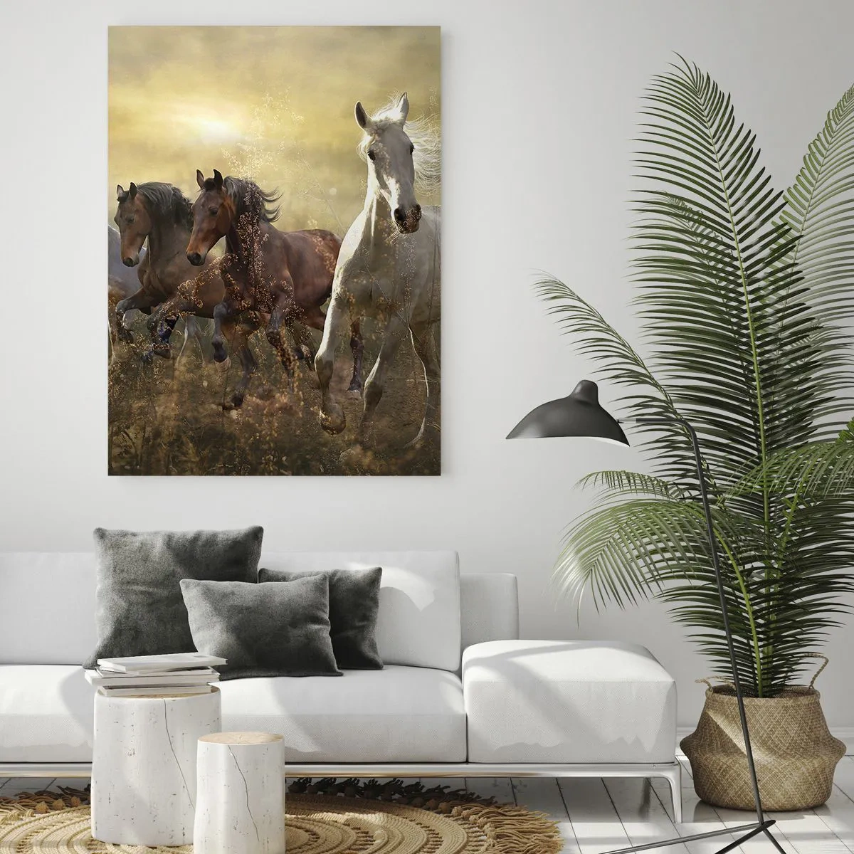 Quadro em vidro - Viva a liberdade! - 50x70 cm
