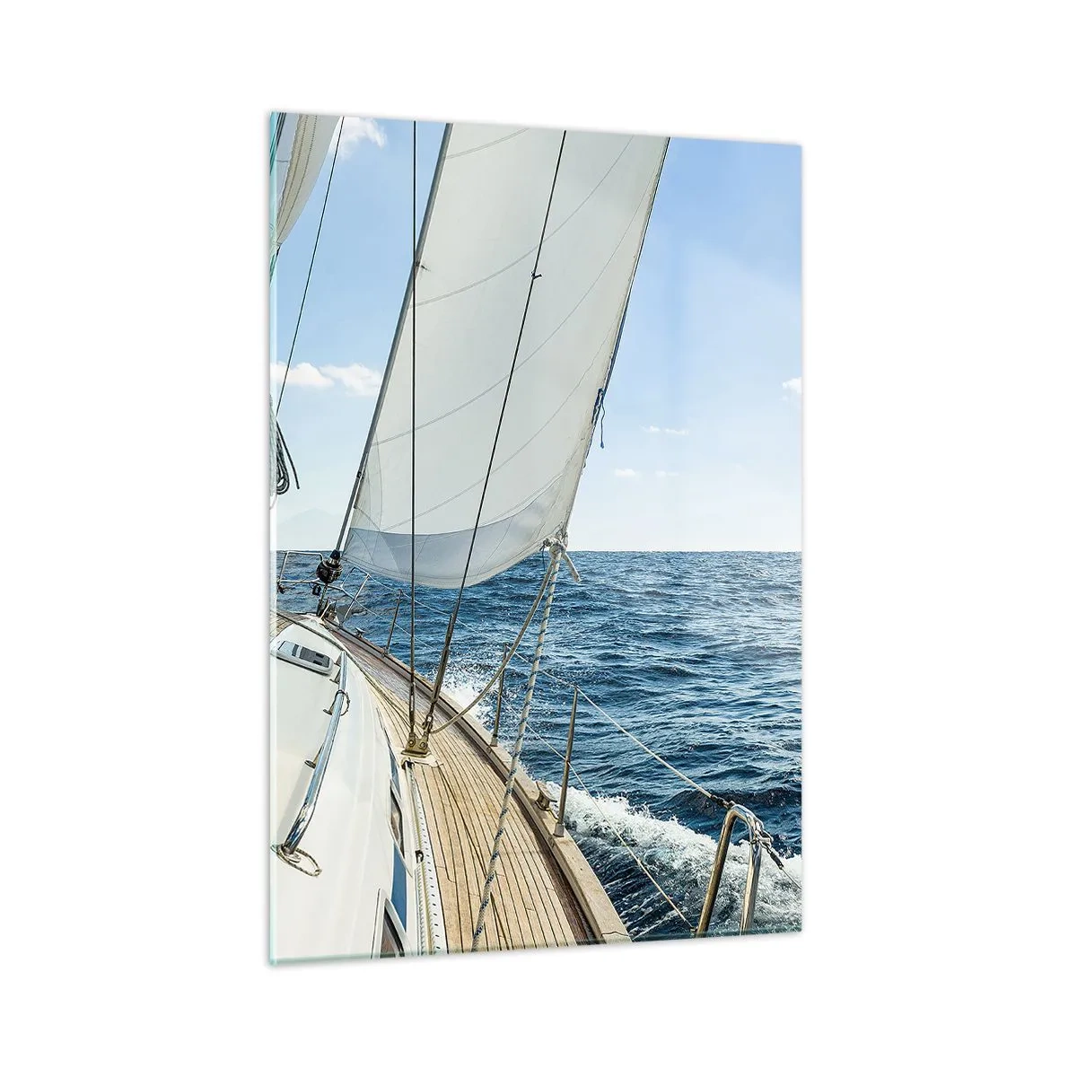 Quadro em vidro - Ahoy, aventura - 50x70 cm
