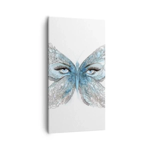 Quadro em tela - Borboleta eros - 55x100 cm