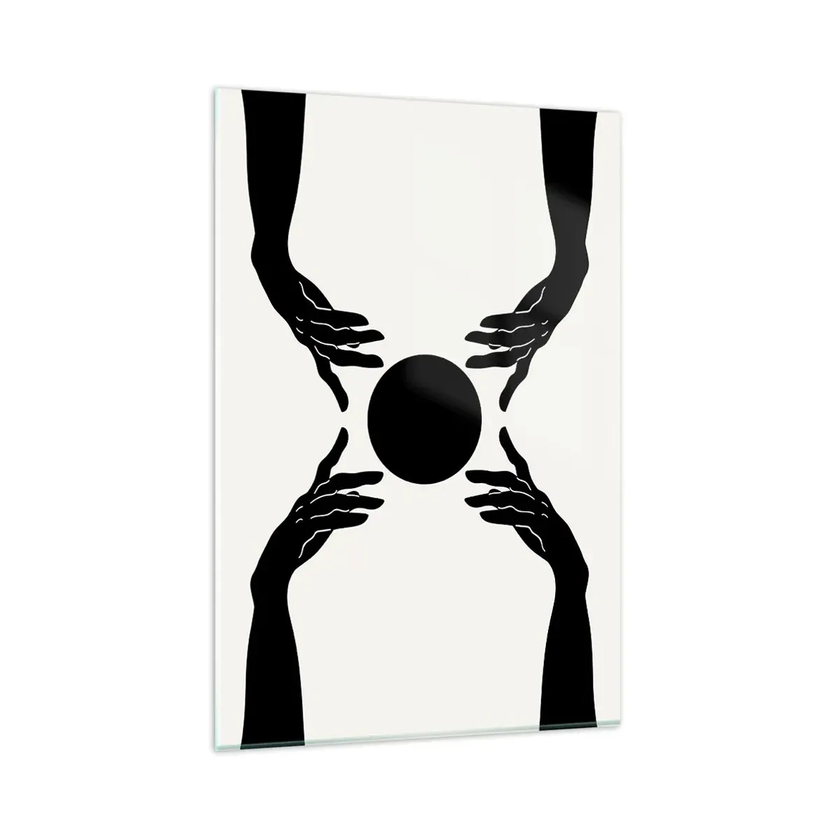 Quadro em vidro - Sinal secreto - 80x120 cm