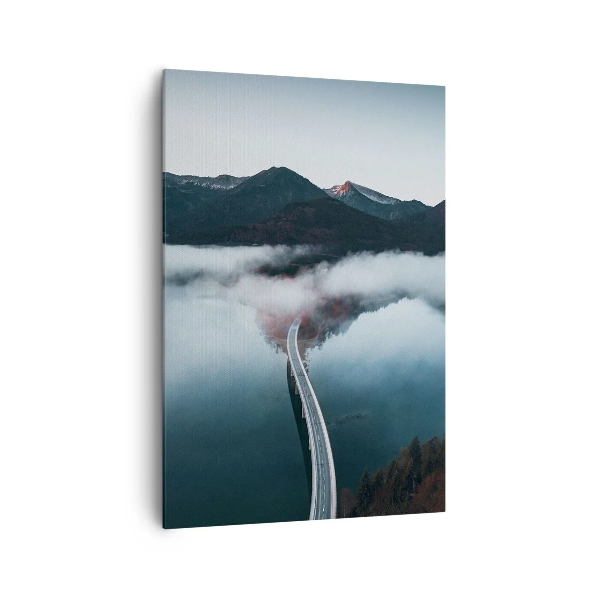 Quadro em tela - Sobre a água tão lisa quanto um espelho - 70x100 cm