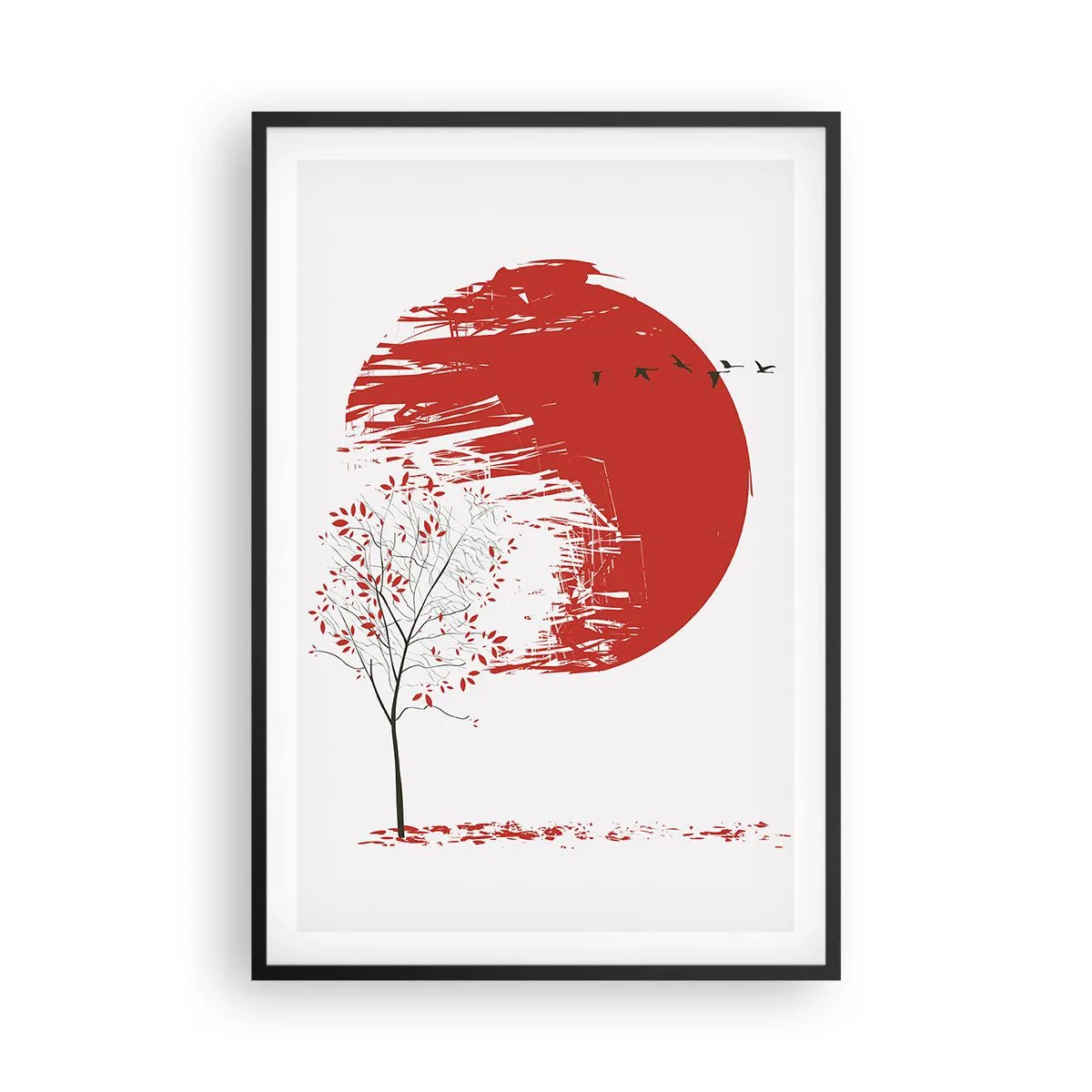 Pôster com moldura preta - Conhece este país? - 61x91 cm