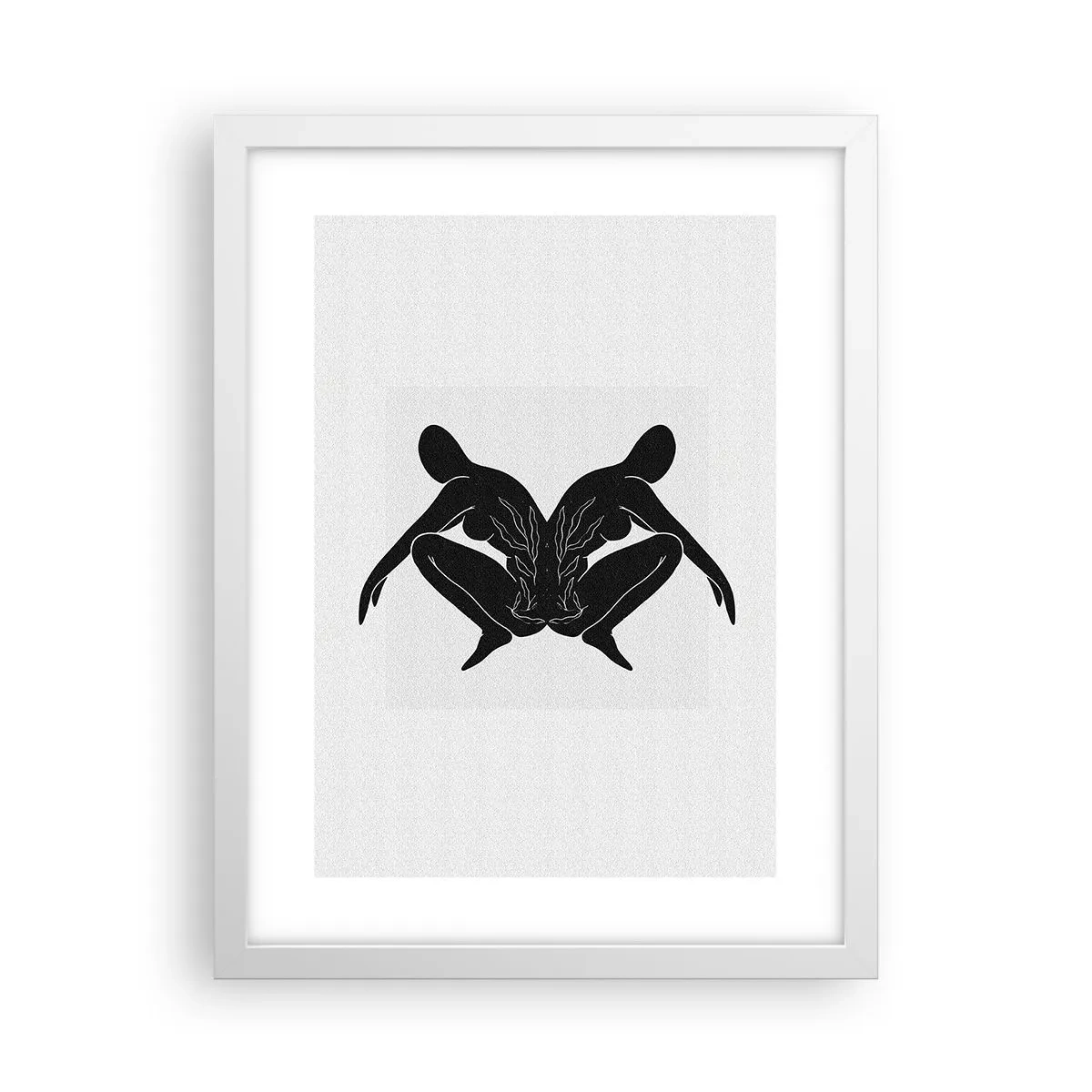 Pôster em moldura branca - Uma alma comum - 30x40 cm