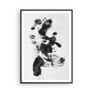 Pôster com moldura preta - Existe um método para a loucura? - 70x100 cm