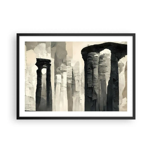 Pôster com moldura preta - A majestade da antiguidade - 70x50 cm