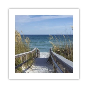 Pôster - Ao sol, ao vento - 40x40 cm