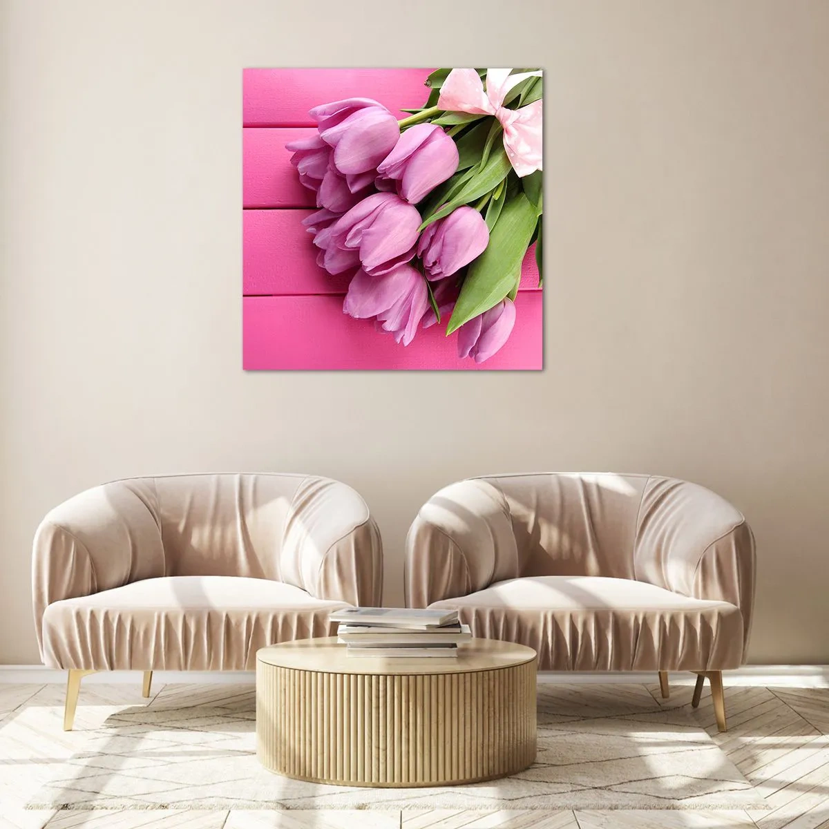 Quadro em vidro - Só para si - 30x30 cm