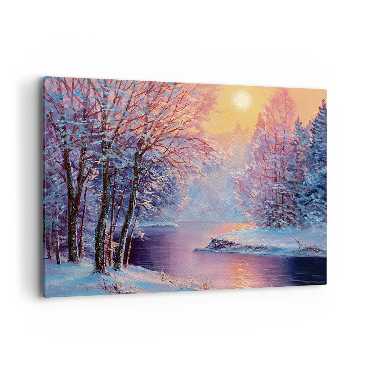 Quadro em tela - Cores do inverno - 120x80 cm