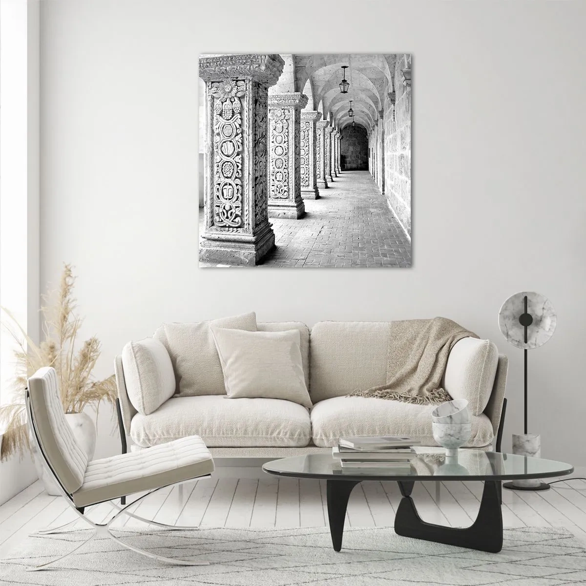 Quadro em vidro - E para onde...? - 60x60 cm