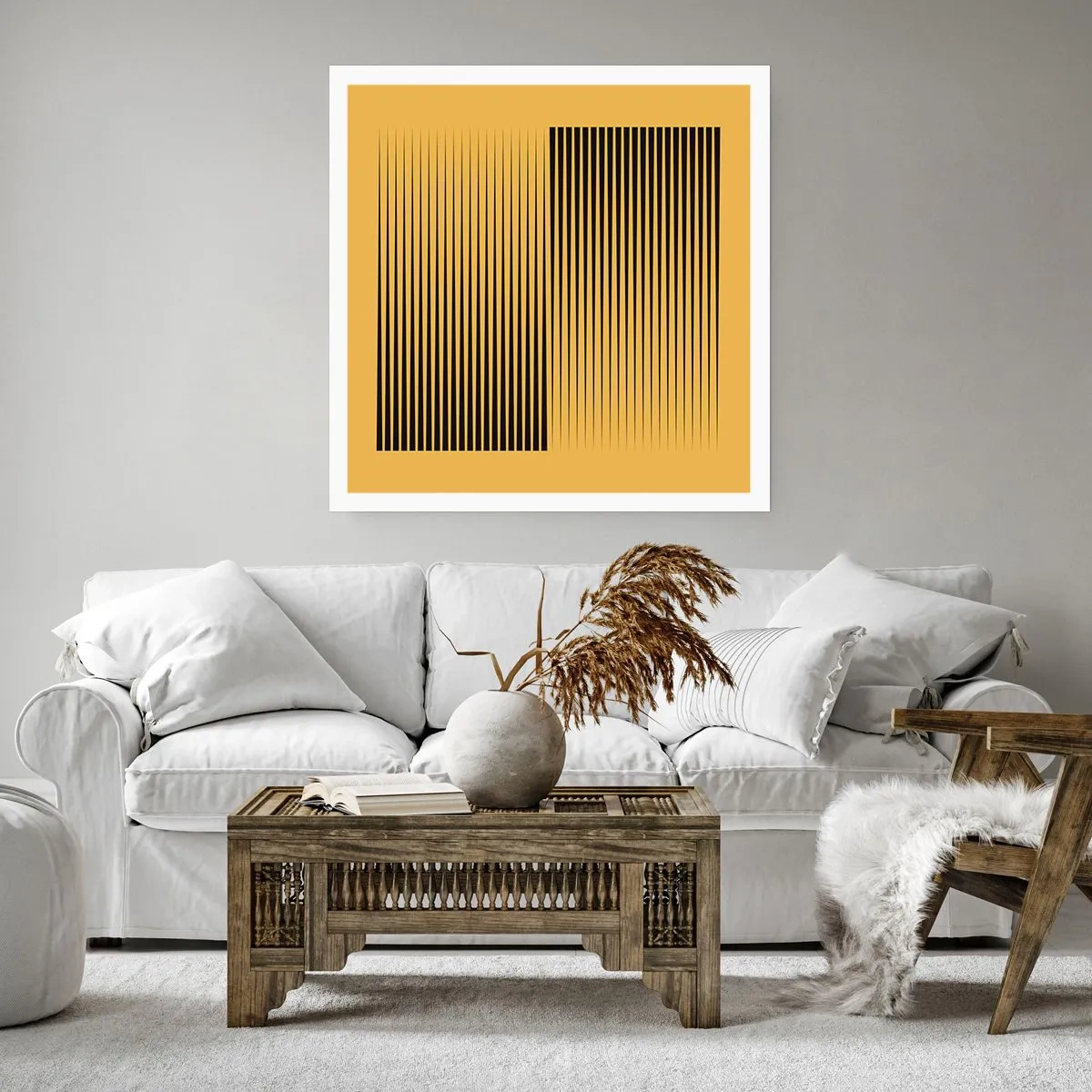 Pôster - Quadratura de opostos - 60x60 cm