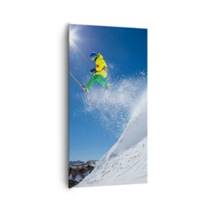 Quadro em tela - Dançando com as montanhas - 65x120 cm