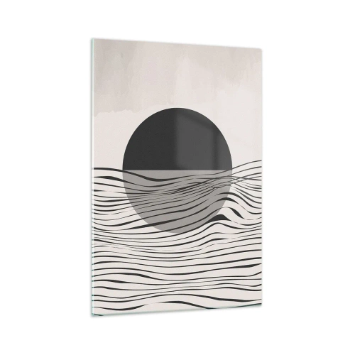 Quadro em vidro - Composição da metade - 70x100 cm