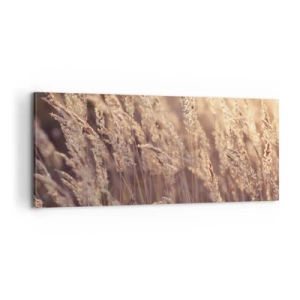 Quadro em tela - Pronto para receber o outono - 100x40 cm