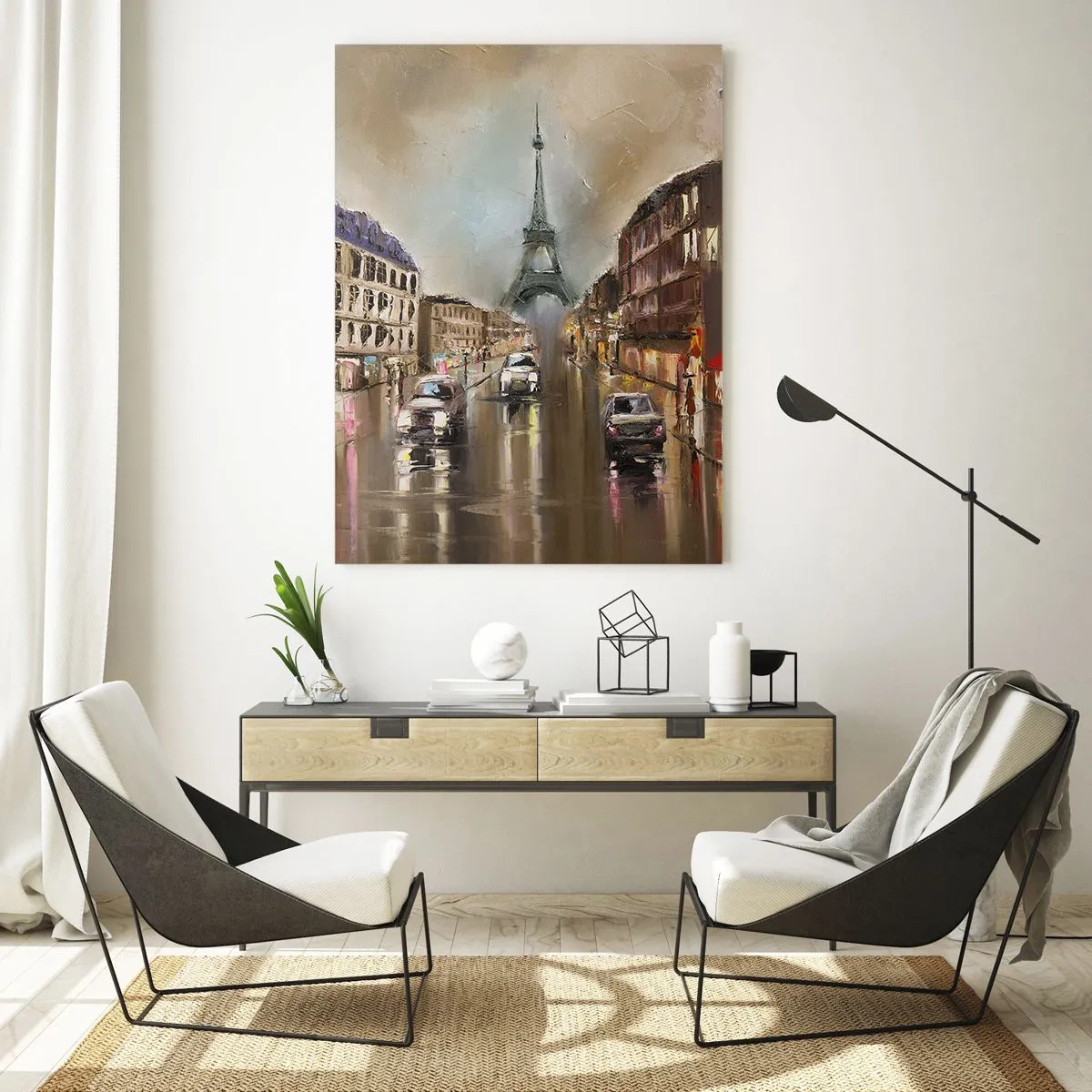Quadro em vidro - Só ela importa - 50x70 cm