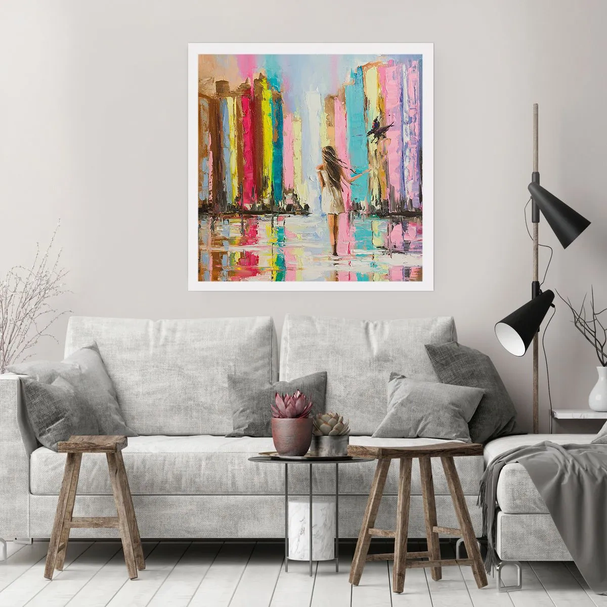 Pôster - Segue-me - 50x50 cm