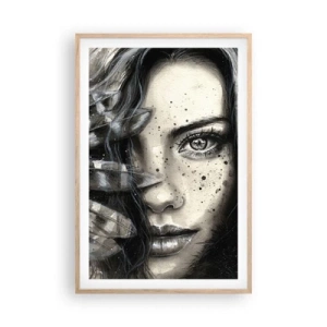 Pôster com moldura de carvalho claro - Beleza selvagem - 61x91 cm