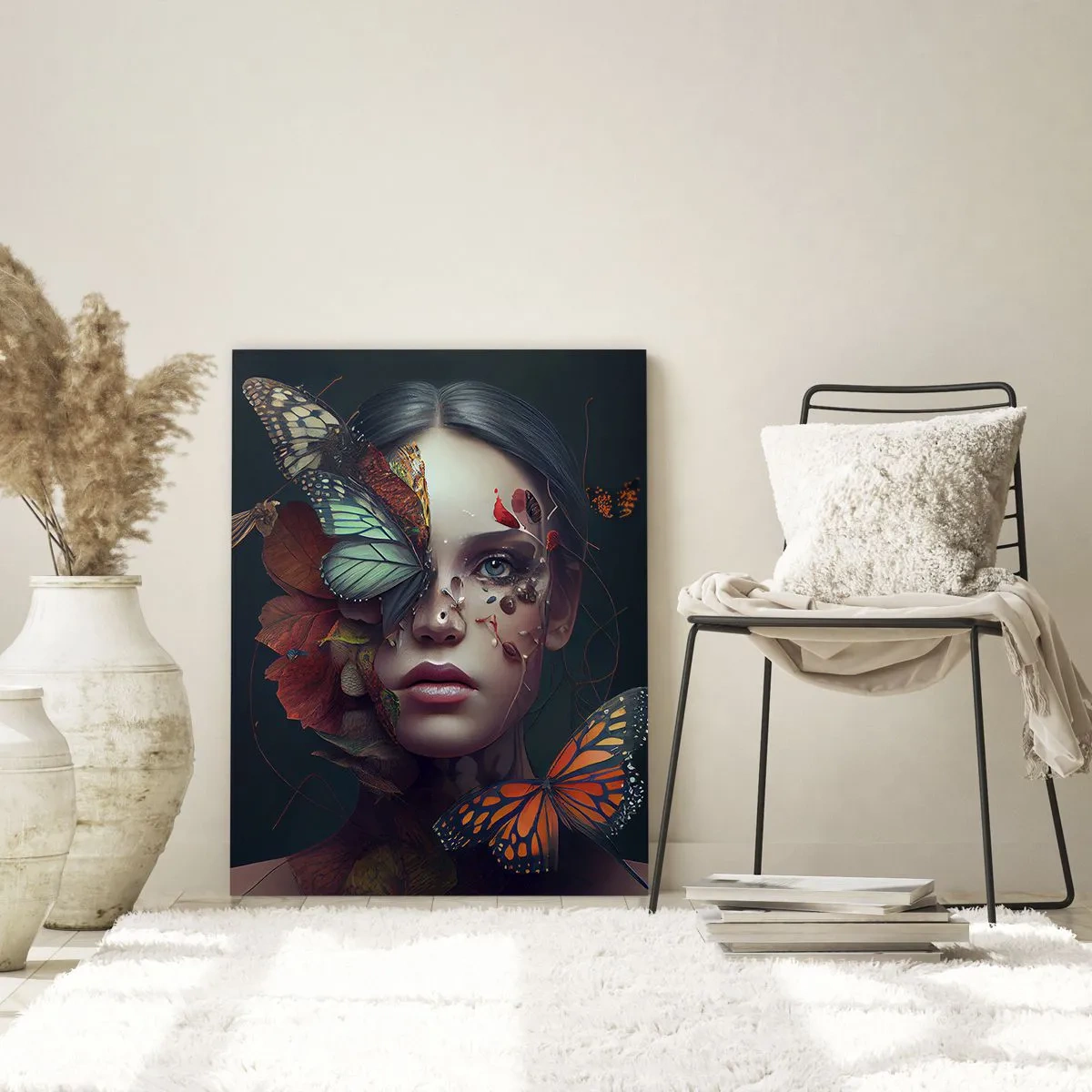 Quadro em vidro - Uma metamorfose maravilhosa - 50x70 cm