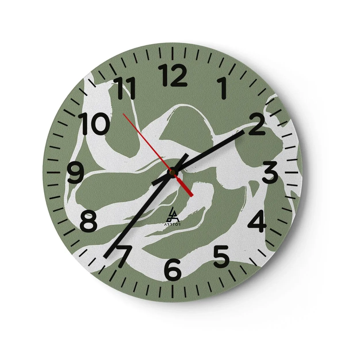 Relógio de parede - Relógio em vidro - A chamada do espaço - 30x30 cm