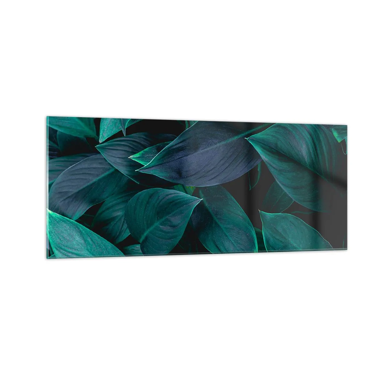 Quadro em vidro - Verde em si - 100x40 cm