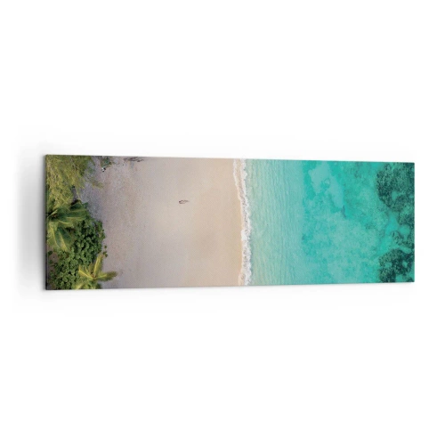Quadro em tela - Praia do paraíso - 160x50 cm