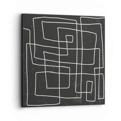 Quadro em tela - Não é tão simples - 30x30 cm
