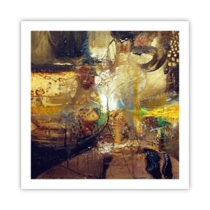 Pôster - Frio, mais quente, quente - 60x60 cm