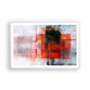 Pôster em moldura branca - A composição brilha - 91x61 cm