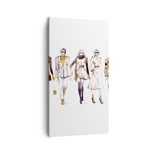 Quadro em tela - Elegância elegante e casual sem esforço - 45x80 cm