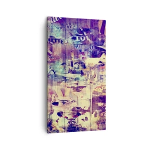 Quadro em tela - E isso é tudo o que resta - 45x80 cm