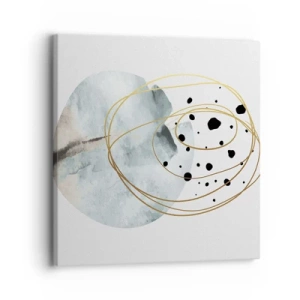 Quadro em tela - No abraço ao espaço - 30x30 cm