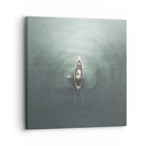 Quadro em tela - Através do lago da lua - 30x30 cm