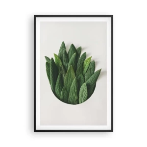 Pôster com moldura preta - Curiosidade indomável - 61x91 cm