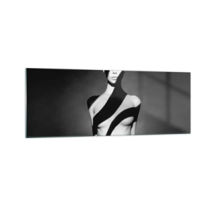 Quadro em vidro - No brilho e na sombra - 140x50 cm