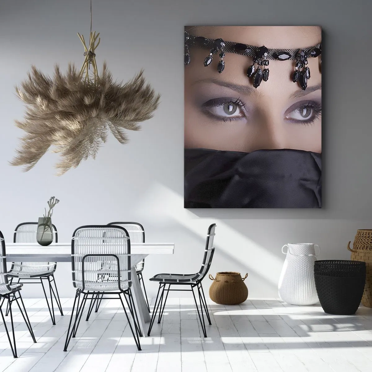 Quadro em tela - Mistério tentador do oriente - 50x70 cm