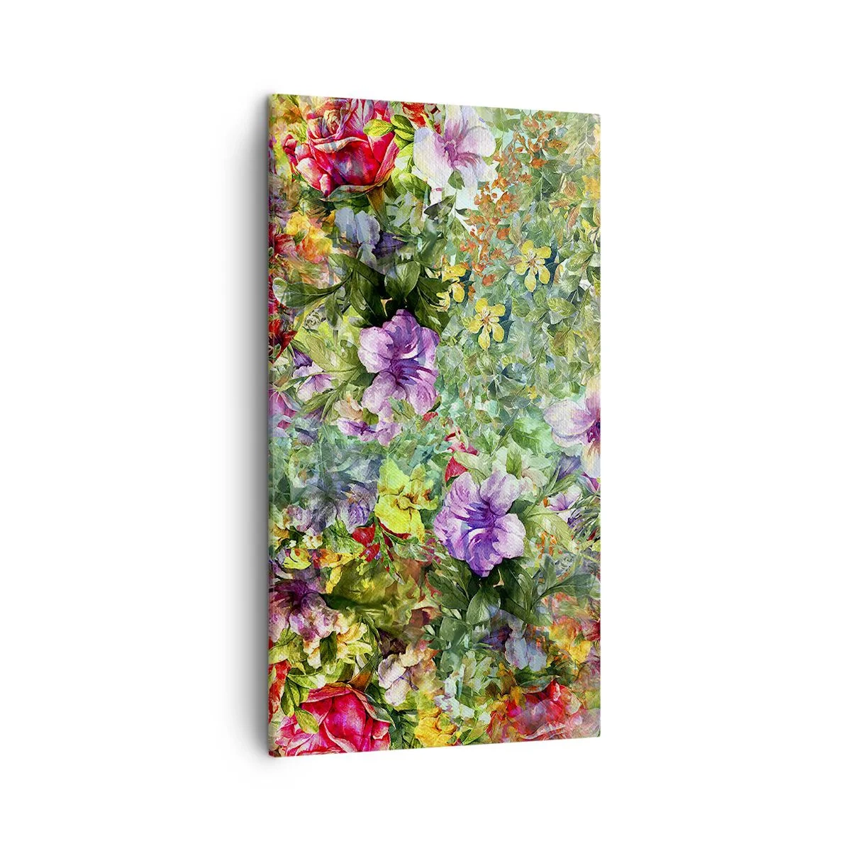 Quadro em tela - Nas flores para a perdição - 45x80 cm